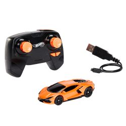 HOT WHEELS RC - VOITURE LAMBORGHINI REVUELTO TÉLÉGUIDÉE 1:64 (0325)